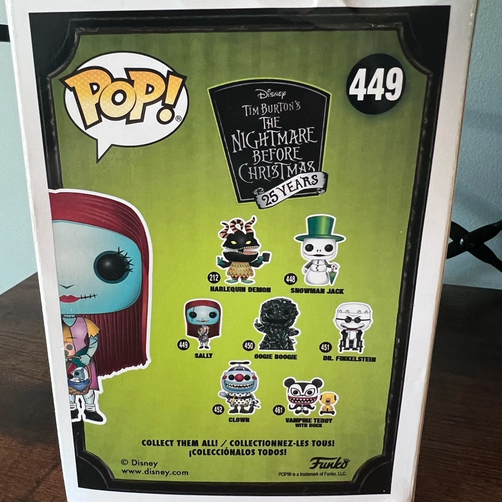 Funko Pop Sally #449 Nightmare Before Christmas Disney - Picture 3 of 3